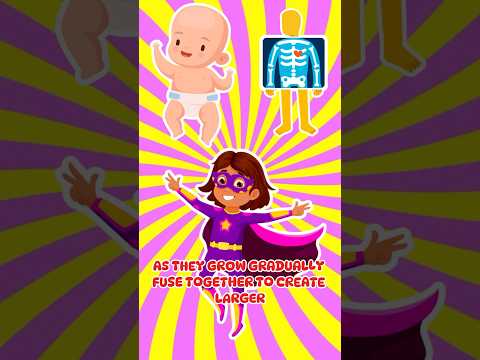 👶Babies have more bones🦴 than Adults? #funfacts #shortsforkids