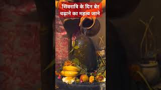 शिवरात्रि पर चढ़ा हुआ बेर का महत्व जाने #shorts #shivratri #shivji #shiva #shivling #mahadev #yt 🌺💯