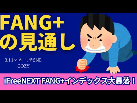 【新NISA】3.11FANG+の見通し｜iFreeNEXT FANG+大暴落再び！恐怖指数急上昇