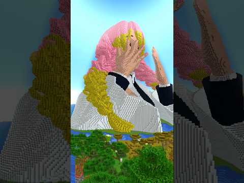 『鬼滅の刃 / 甘露寺蜜璃』#マイクラ #タイムラプス #鬼滅の刃