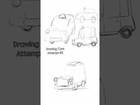 Taxi Drawing Attempt #2 #procreate #taxi