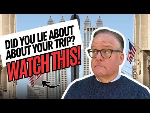 Did You Lie About Your Trip? 🇺🇸 Watch this!