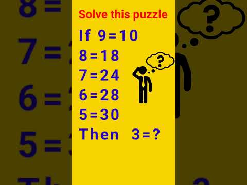 #mathpuzzle #brainpuzzles #puzzlequestion #mathspuzzle #trickyquestion
