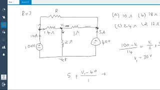 GATE  - Electrical circuits