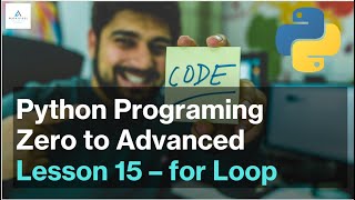 Python Zero to Advanced | For Loop in Python | Beginner to Advanced Tutorial #W3SKILLSET