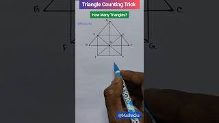 Fast Triangle Counting Trick | Counting Figures Reasoning Trick | CGL CHSL MTS Reasoning #shorts
