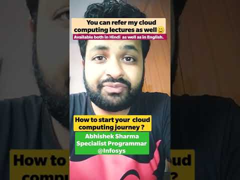 How to Start your cloud Computing Journey || Abhishek Sharma #shorts #cloud #cloudcomputing