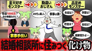 結婚相談所に住み着くモンスター達の婚活【ずんだもん解説】