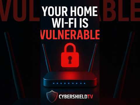 Protect Your Home Wi-Fi from Hackers 🛡️ (Do This Next!) #wifisecurity  #RouterSafety #wifi  #tech