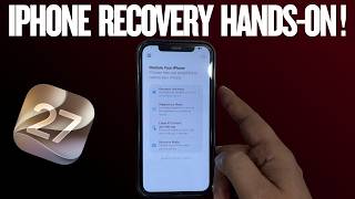 How to Access the New iPhone Recovery Screen in iOS 27 - Securely!
