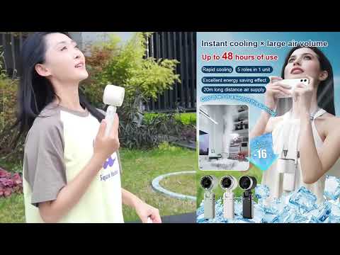 Icy Breeze Neck and Handheld Fan