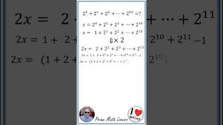 Find the value! #matholympiadquestion #maths #mathcontest #mathlovers #mathematics #matholympiad