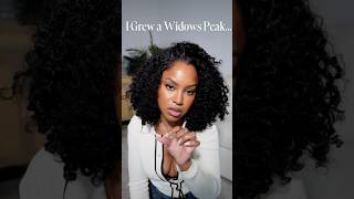👀 I GREW A WIDOWS PEAK… #naturalhair #hair #hairstyle #grwm #wigs #protectivestyles #haircare #grwm