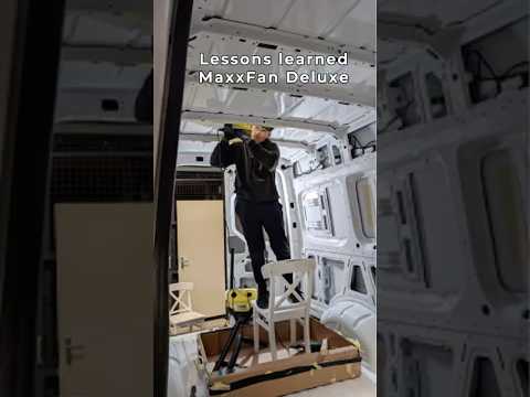 Lessons Learned: MaxxFan Deluxe Installation