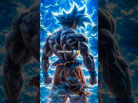 Goku Now And Then 🥶 #goku #gojo #naruto #ytshorts