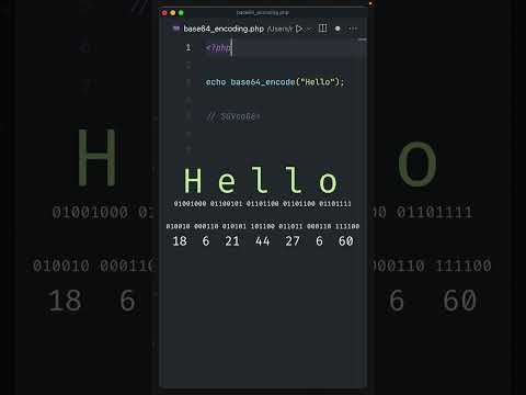How base64 encoding works
