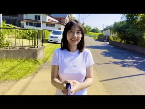 【ノーブラ散歩】田舎道を散歩していたら・・・