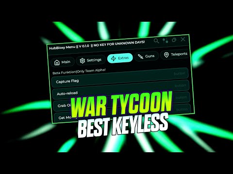 New Best Keyless War Tycoon Script | Capture Flag, Grab Oil, Silent Aim And Many More Function