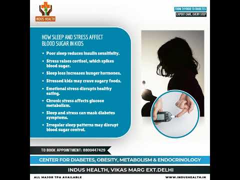 How Sleep and Stress Affect Blood Sugar in Kids