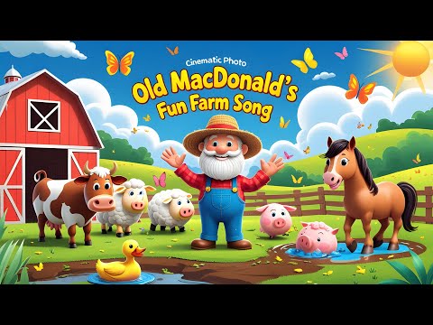 Old MacDonald Had a Farm | Safari Animals | Nursery Rhymes & Kids Songs #nurseryrhymes
