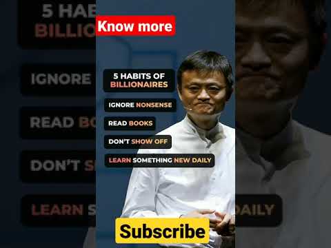 5 Habits of billionaires #shorts #knowmore