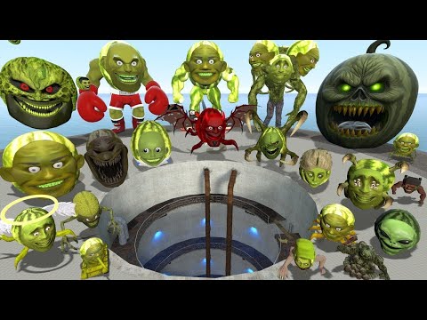 DESTROY LIN GANG MELON ARMY TITAN SNAKE CARRIER BOXER NUEROMELON SPARTAN KICK in WATER PIT GMod
