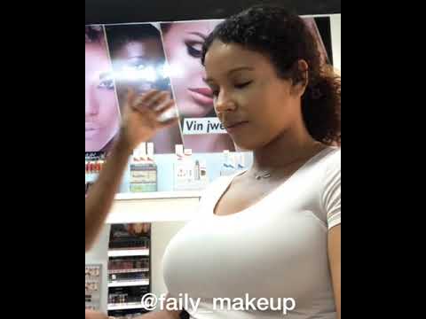 Makeup on Kanis the Haitian  singer