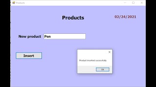 c# tutorial for beginners -  insert button into database