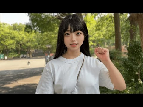 【ノーブラ散歩】階段でぽよんぽよんしてみた #ノーブラ散歩