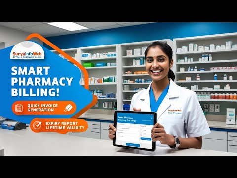 Smart Retail Pharmacy Billing Software: Lifetime Validity, Quick Invoices, Expiry Reports & More