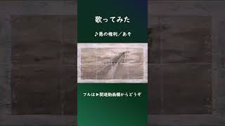 悪の権利  #歌ってみた #無名歌唱祭 #shorts