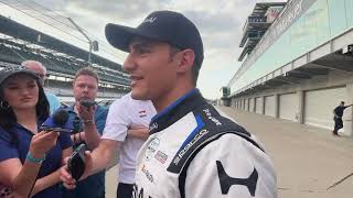 Alex Palou reacts to second day of testing IndyCar's IR28