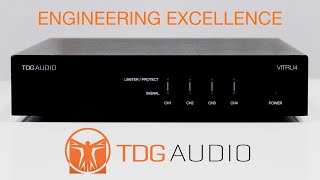 TDG Audio VITRU4 120 Watt Amplifier for Speakers Features