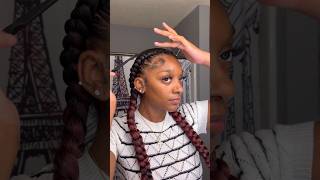 TWO BRAIDS 💕✨ @RastAfri_Braid #braids #braidedhairstyle #protectivestyles #twobraids #haircare