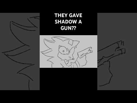 SHADOW WITH THE BLICKY #sonicthehegdehog #sonicmovie3 #shadowthehedgehog #sonic