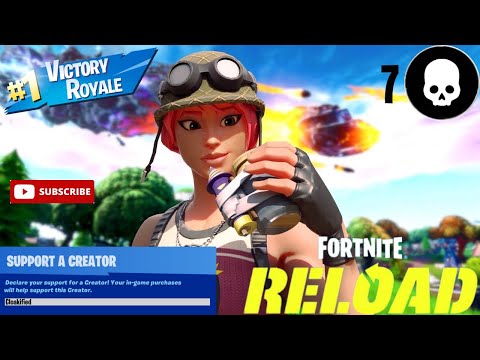 Fortnite Reload | 7 Kill Win Gameplay | Controller Player | Creator Code: Cloakified (1080p Open)