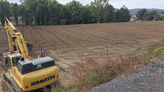 Soil stabilization project in Columbia Borough, Saturday, October 11, 2025