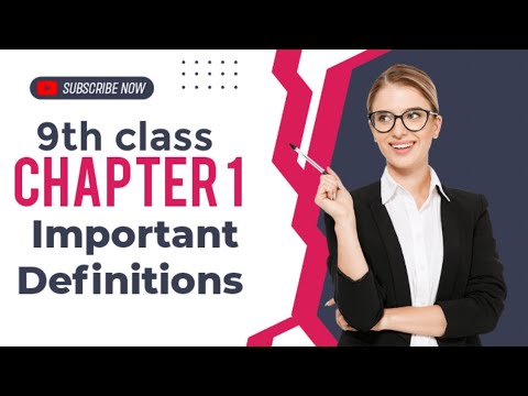 9th class | chapter 1 | Important Definitions exams 2023 #mathematics #9thclassmath
