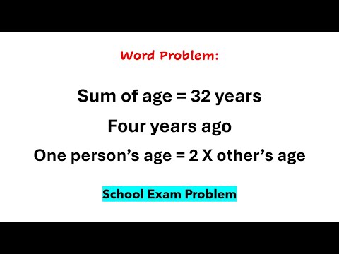 Grade Exam Word Problem. Junior Grade Exam Problem.