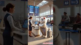 Fatty White Cat Escapes the 9 to 5 Grind 🐾🌄 #cat #cute #viralvideo #fyp #foryou #viralvideo #shorts