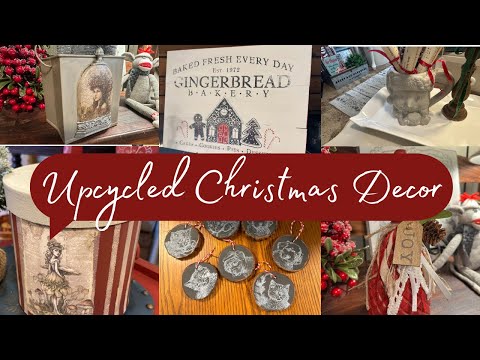 Upcycled Christmas Home Decor