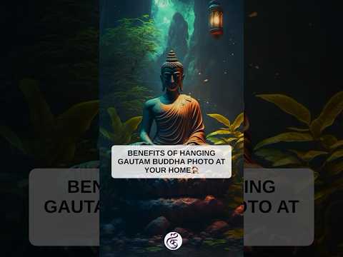 Hang Gautam Buddha Photo In Meditation Pose In The North Or NE Direction Of Your House🏠 #vastutips