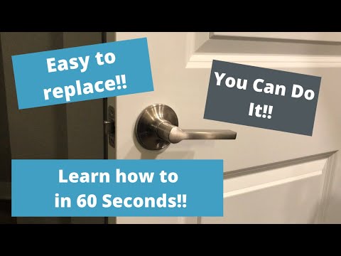 Swap out Interior Door Handle in 60 Seconds