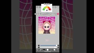 EASY SIMPLE WAVY GRID BACKGROUND IN IBISPAINT X ✨