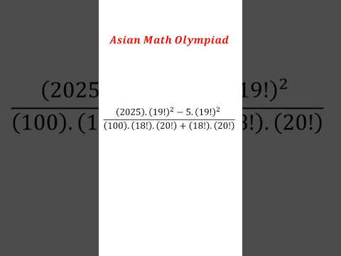 Asian math olympiad question. Exponential expressions. #maths #algebraicexpressions #mathematics