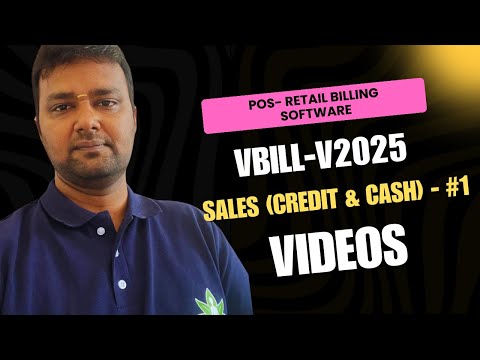 POS - Retail Billing Software  | Sales Credit & Cash Bill