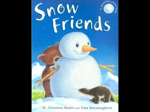 Viking reading "Snow Friends " for reading month of March.