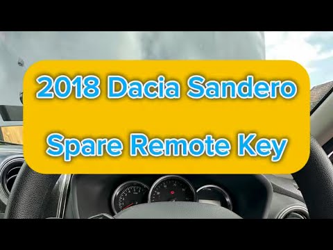 TDB1000 - 2018 Dacia Sandero - Spare Remote Key Programming