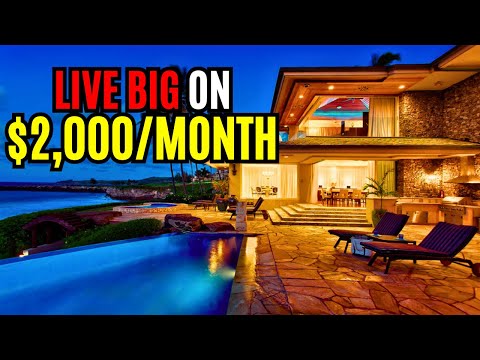 Top 5 CHEAPEST Countries To Live Big On $2000/Month For A Digital Nomad