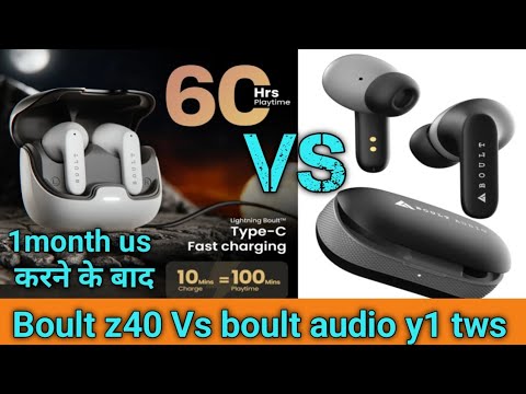 audio bolt y1 and z40 comparison and review one month using #boultaudio